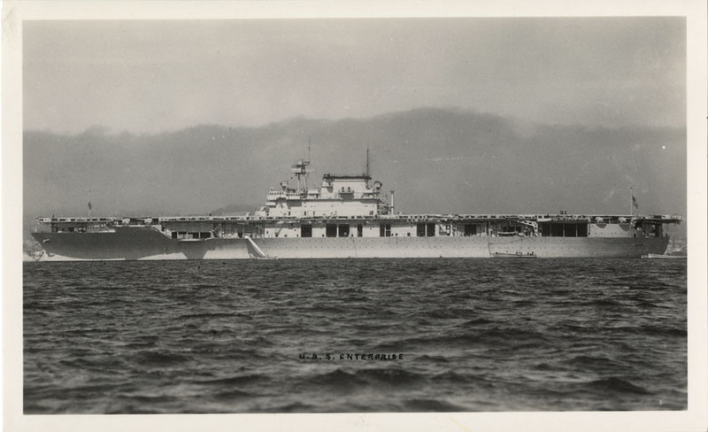 U.S.S. Enterprise postcard