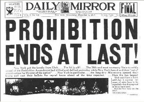 The End of Prohibition