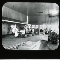 Ironing and drying room in laundry at Chemawa 