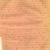 Captain E.W. Fuller letter to Mary Fuller, letter 2, page 1