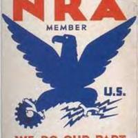 NRA Blue Eagle Poster