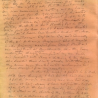 Captain E.W. Fuller letter to Mary Fuller, letter 3, page 4