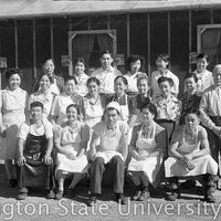 Mess hall staff from Heart Mountain Relocation Center