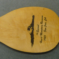 Commemorative rice paddle for a Heart Mountain reunion