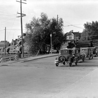 Log Train Through Pullman October 17, 1932