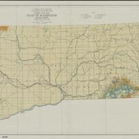 Forest type map, state of Washington, SE sheet (1936)