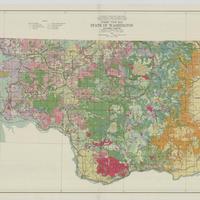 Forest type map, state of Washington, SW sheet (1936)