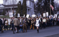 March in protest of the Vietnam War